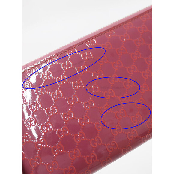 Gucci Lovely Guccissima L Zipper Long Wallet Round - Picture 4 of 5